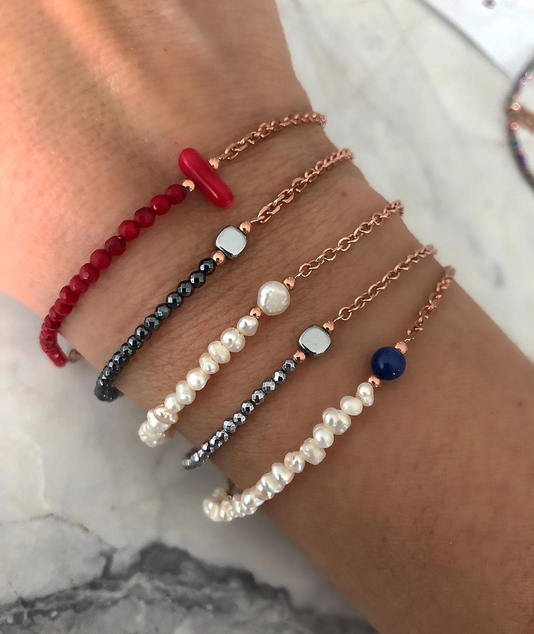 Gümüş Kadın Bileklik - Tek ve Çift Sıra Bileklikler - Shinebypin
