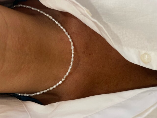 BAROK İNCİ CHOKER KOLYE - Thumbnail