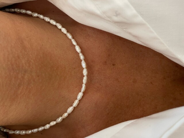 Shine_bypin - BAROK İNCİLİ CHOKER KOLYE