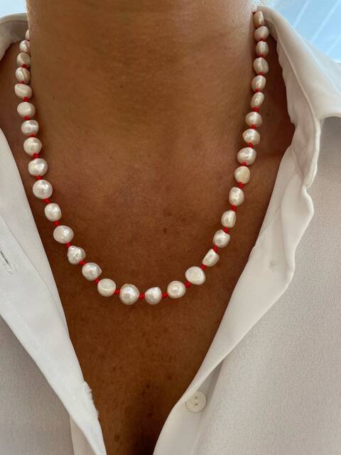 BAROK Pearl Knot Necklace