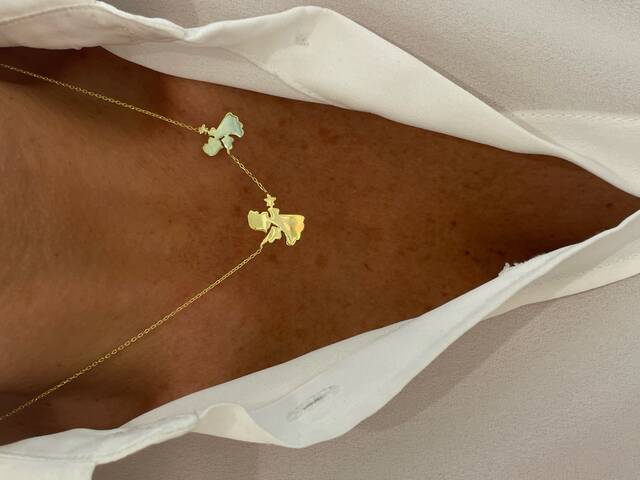 ANNE & BİR KIZ Necklace Gold