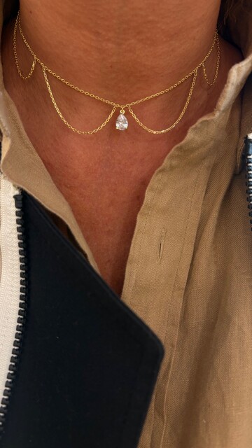 Shine_bypin - DAMLA TAŞLI CHOKER KOLYE