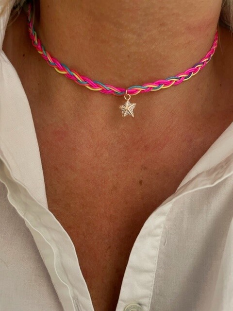 Shine_bypin - DENİZ YILDIZLI NEON CHOKER KOLYE