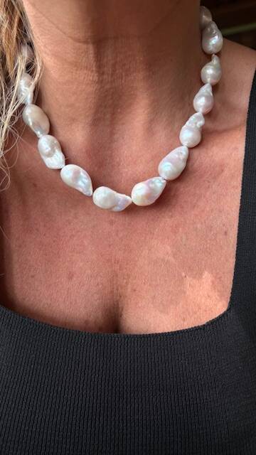 Shine_bypin - DOĞAL BAROK İNCİ KOLYE