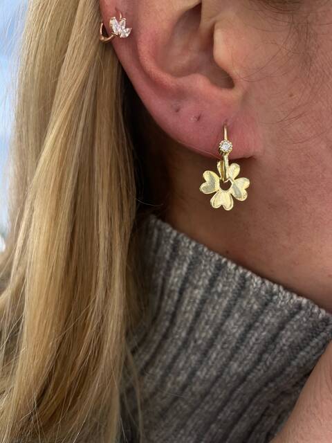 Gold GÖÇMEN FIRFIR Earrings