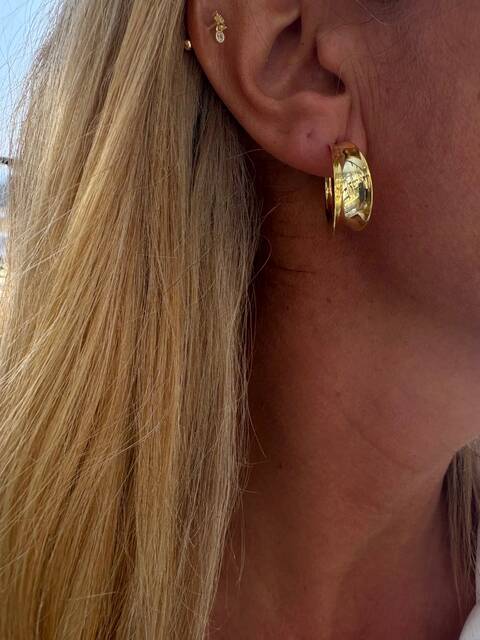 Gold Hoop Earrings