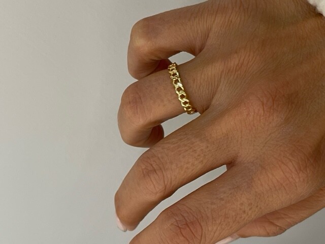 Shine_bypin - GOLD HASIR YÜZÜK 2552