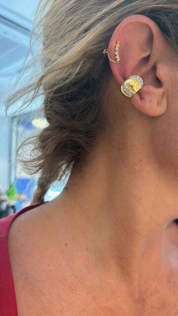 Gold Cartilage Earrings 4403
