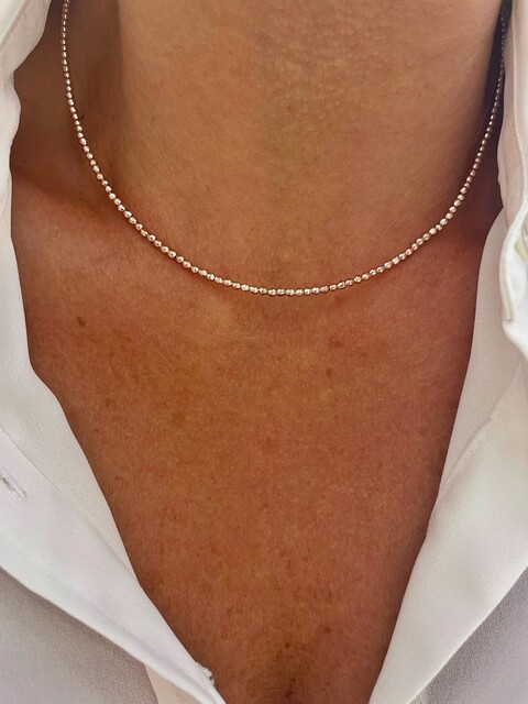 Shine_bypin - HEMATİT CHOKER KOLYE