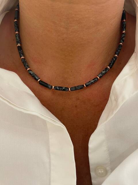 HEMATİT Stone-set VARİSİT Necklace