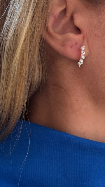 Shine_bypin - İNCİLİ HALKA KÜPE 4630