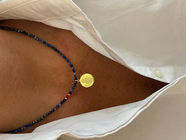 LAPİS LAZULİ Stone-set Gold FATMA ELİ Necklace