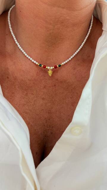 Shine_bypin - MAYORKA İNCİ KOZALAK KOLYE