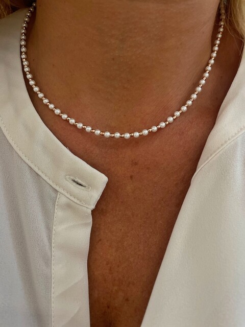 Shine_bypin - MAYORKA İNCİLİ CHOKER KOLYE