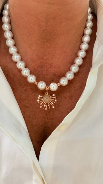 Shine_bypin - MAYORKA İNCİLİ TASARIM KOLYE