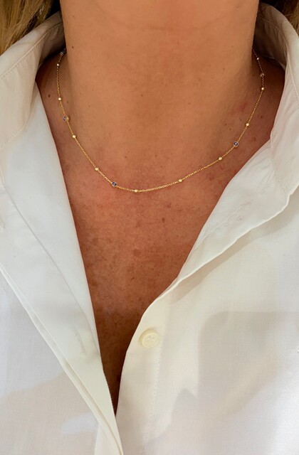 Shine_bypin - MİNELİ NAZAR KOLYE