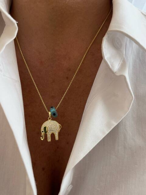 Evil EyeLU FİL Necklace