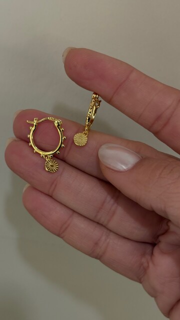 PULLU HALKA KÜPE - Thumbnail