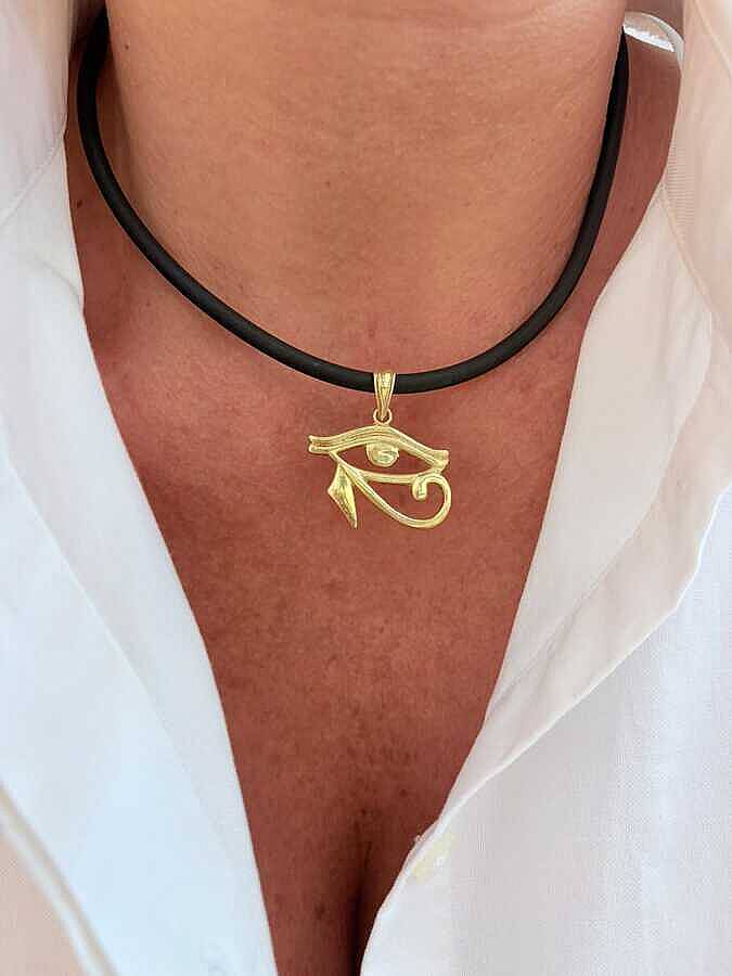 RA'NIN GÖZÜ KAUÇUK KOLYE - 1