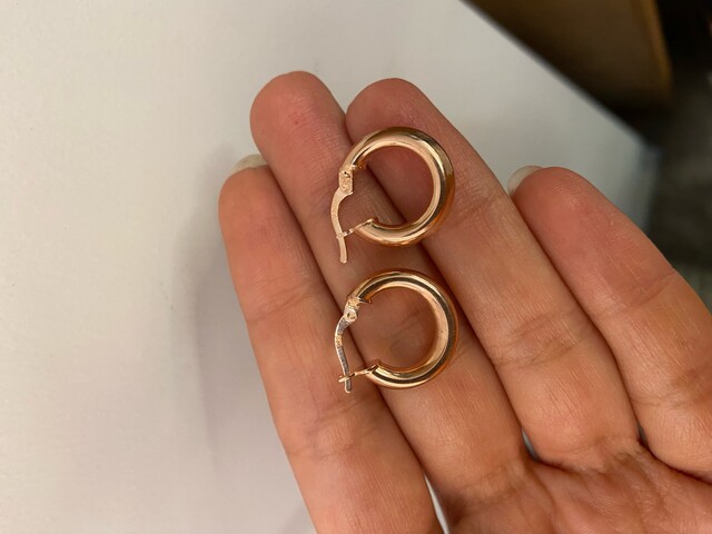ROSE HALKA KÜPE XS - Thumbnail