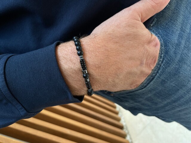 Shine_bypin - SHINE BY PIN BLCK ERKEK BİLEKLİK