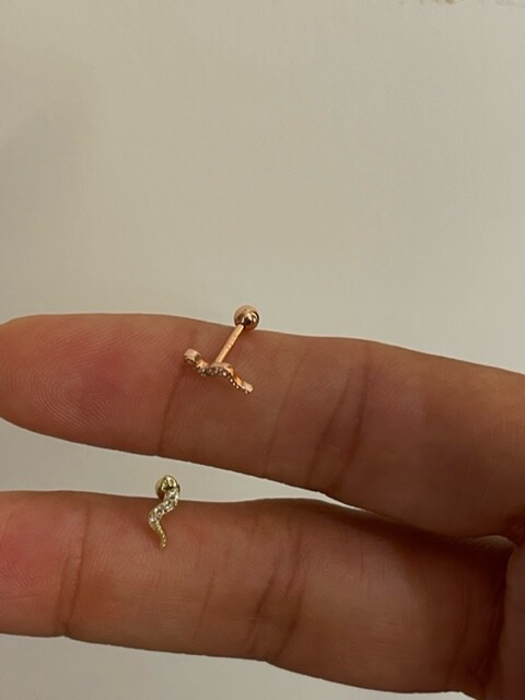 Shine_bypin - TAŞLI YILAN PIERCING