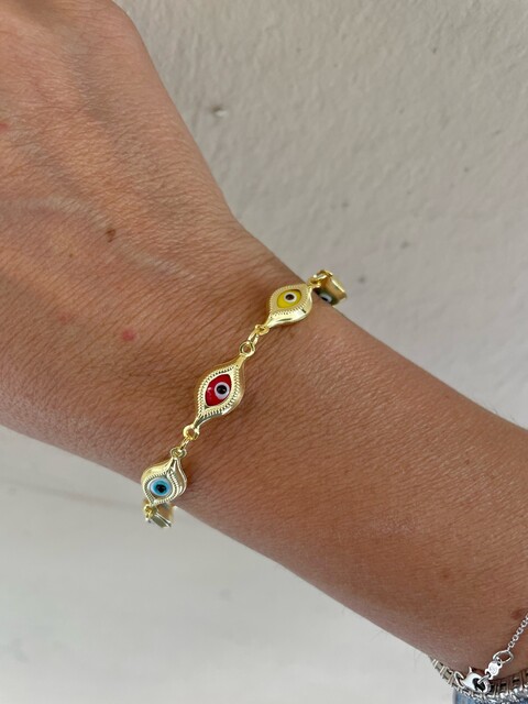 Shine_bypin - VINTAGE RENKLİ GÖZ BİLEKLİK L