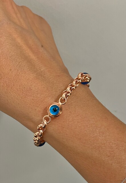 Shine_bypin - VINTAGE GÖZ ROSE BİLEKLİK