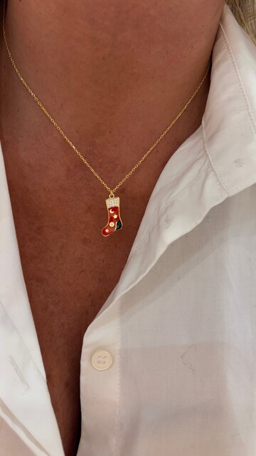 Shine_bypin - YENİ YIL ÇORAP KOLYE