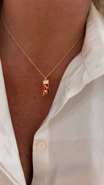 Shine_bypin - YENİ YIL ÇORAP KOLYE