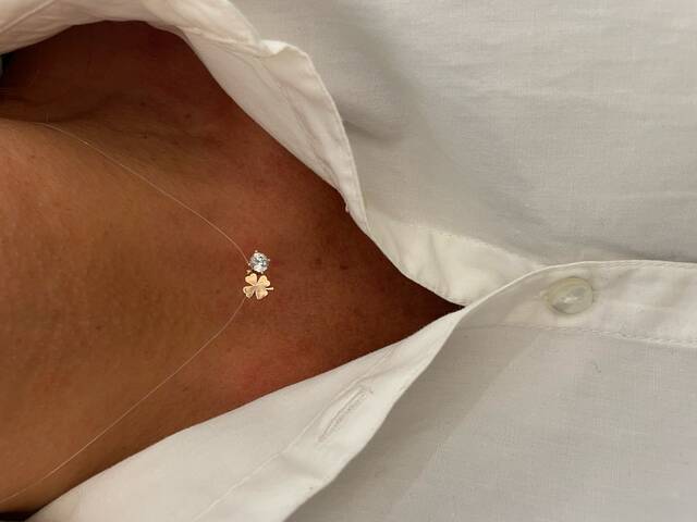 Clover Single Stone HAYALET Necklace