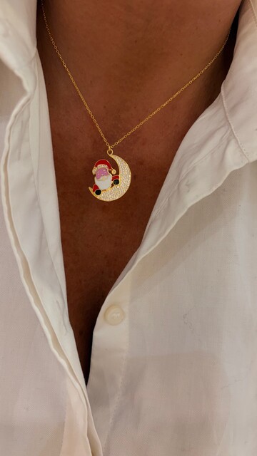 Shine_bypin - ZİNCİRLİ NOEL BABA KOLYE