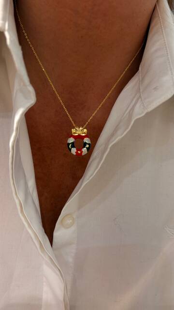 Shine_bypin - ZİNCİRLİ YENİ YIL KOLYESİ